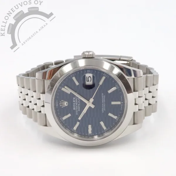 Rolex Datejust 41 Blue Motif (Oyster + Jubilee)