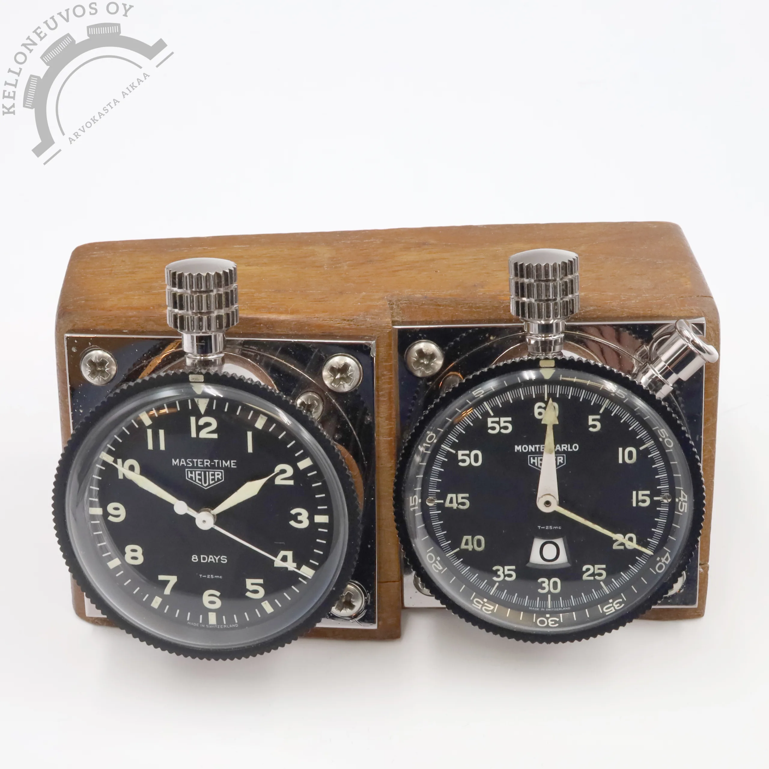 Heuer Master-Time & Monte-Carlo ralliajokellopari 2 Heuer Master-Time & Monte-Carlo ralliajokellopari - Image 2
