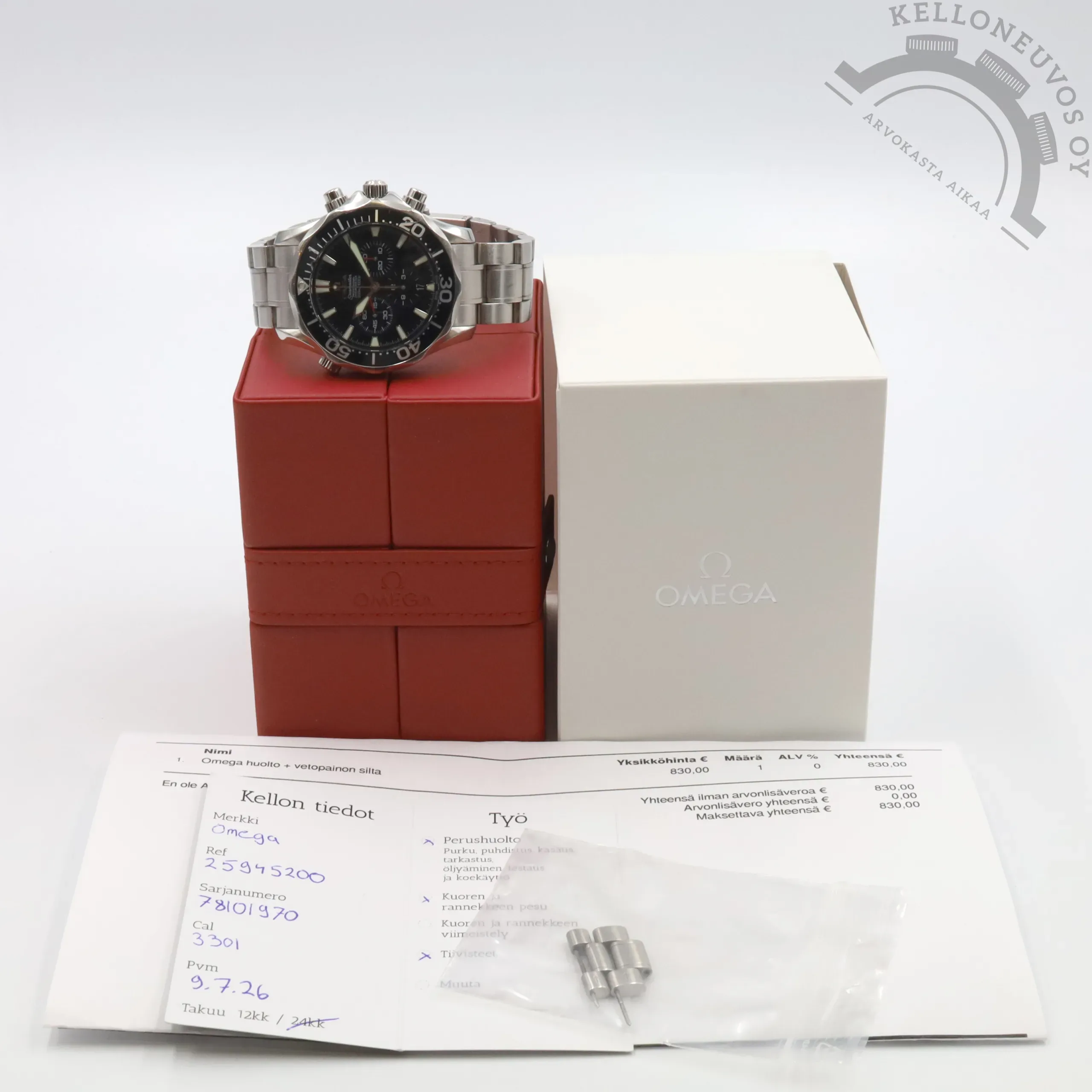 Omega Seamaster Professional Diver 300M Chronograph - kuva 7