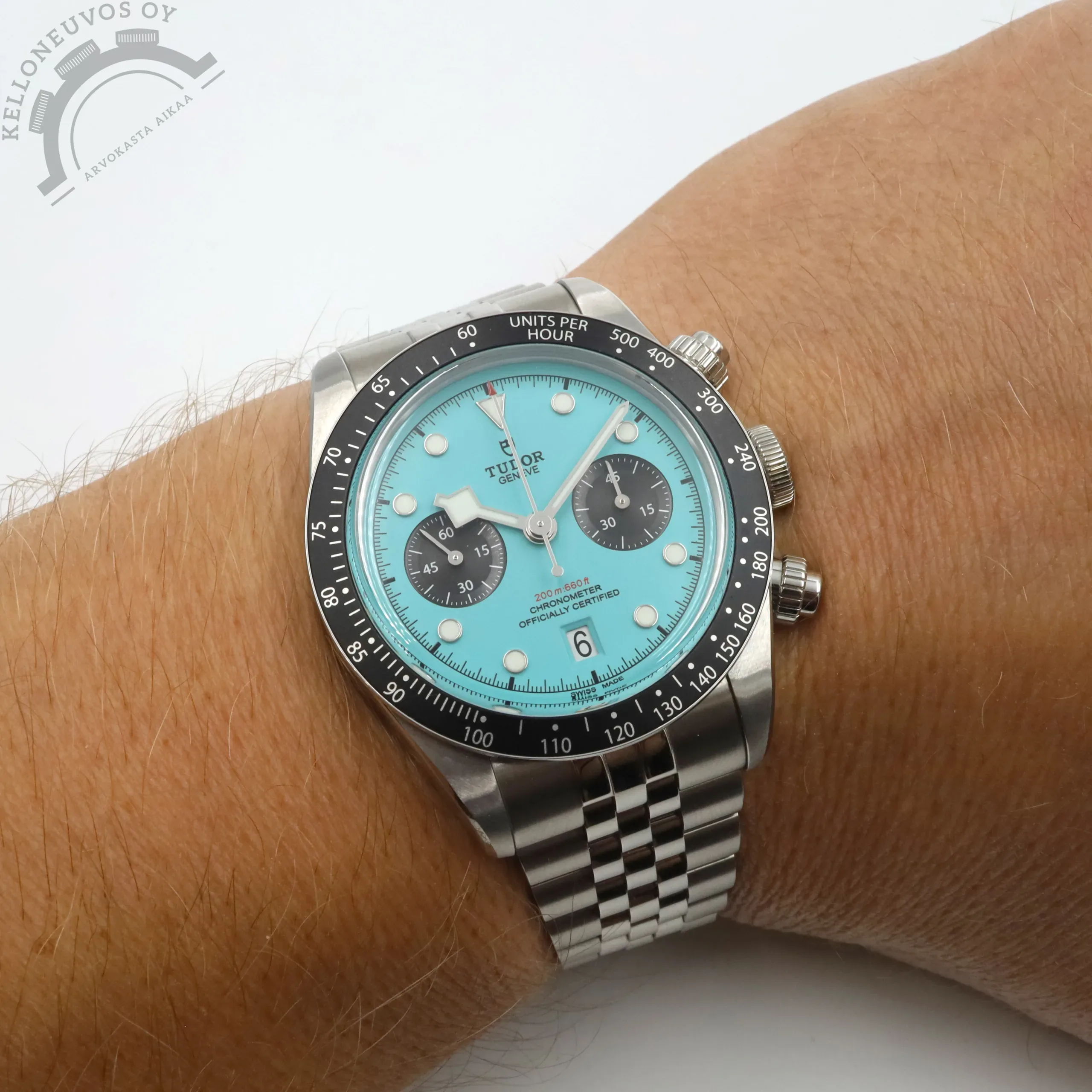 Tudor Black Bay Chrono 41mm "Flamingo Blue" - kuva 6