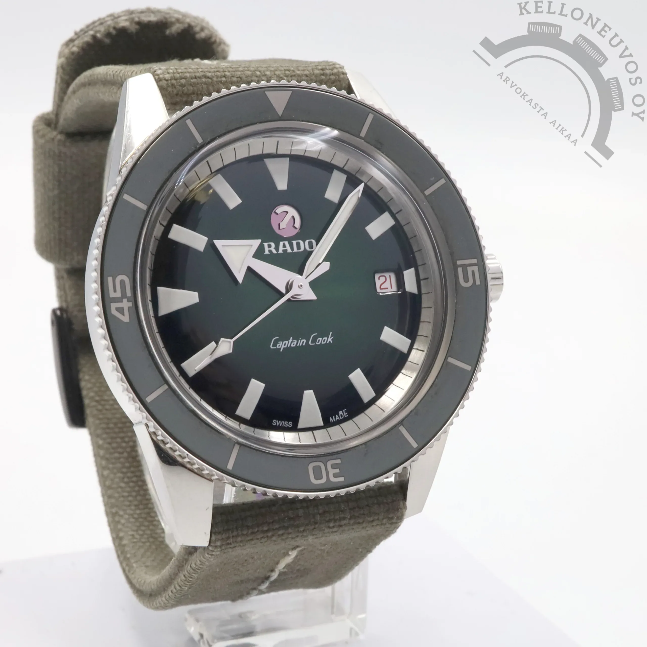 Rado Captain Cook Automatic 42mm Green - Image 3