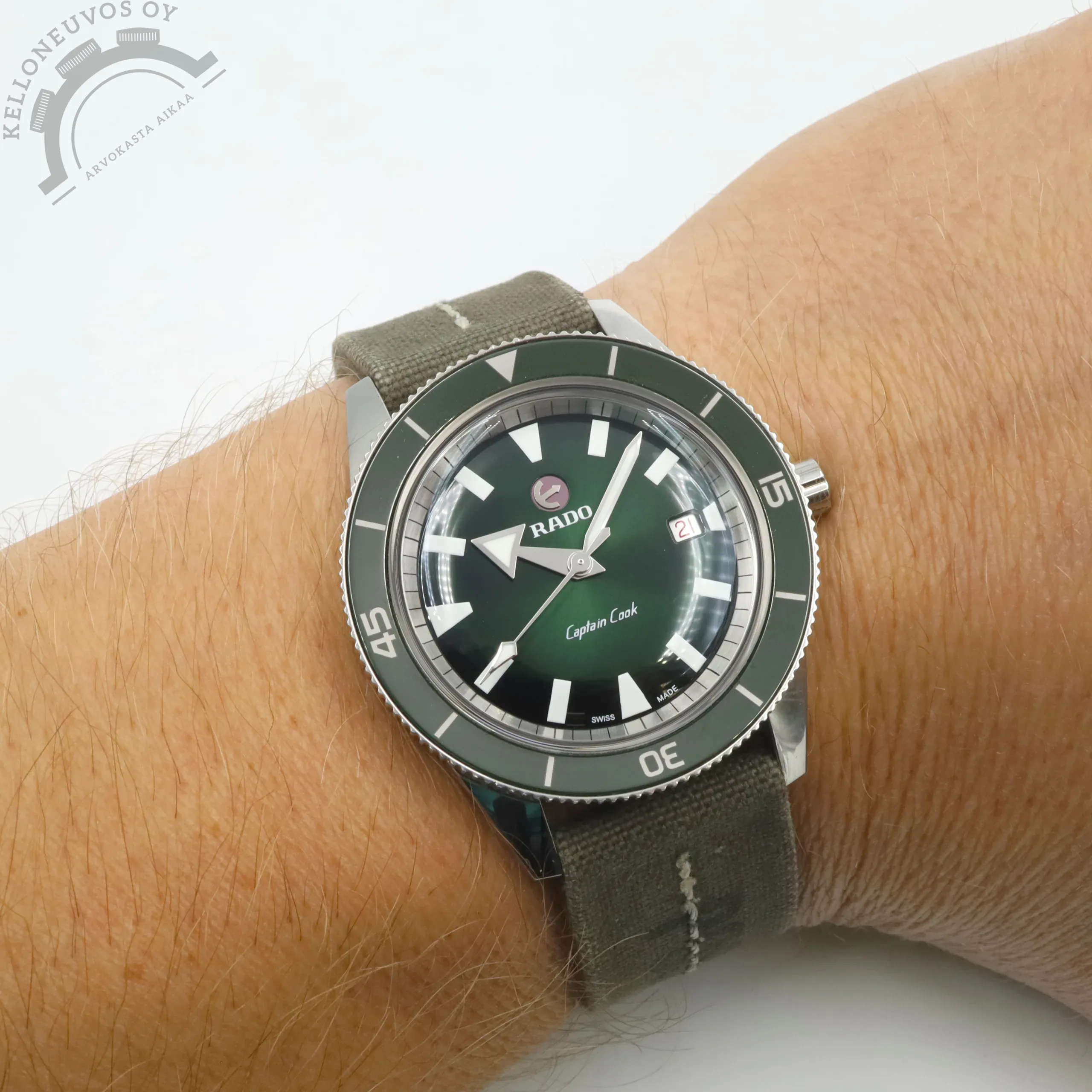 Rado Captain Cook Automatic 42mm Green - Image 6