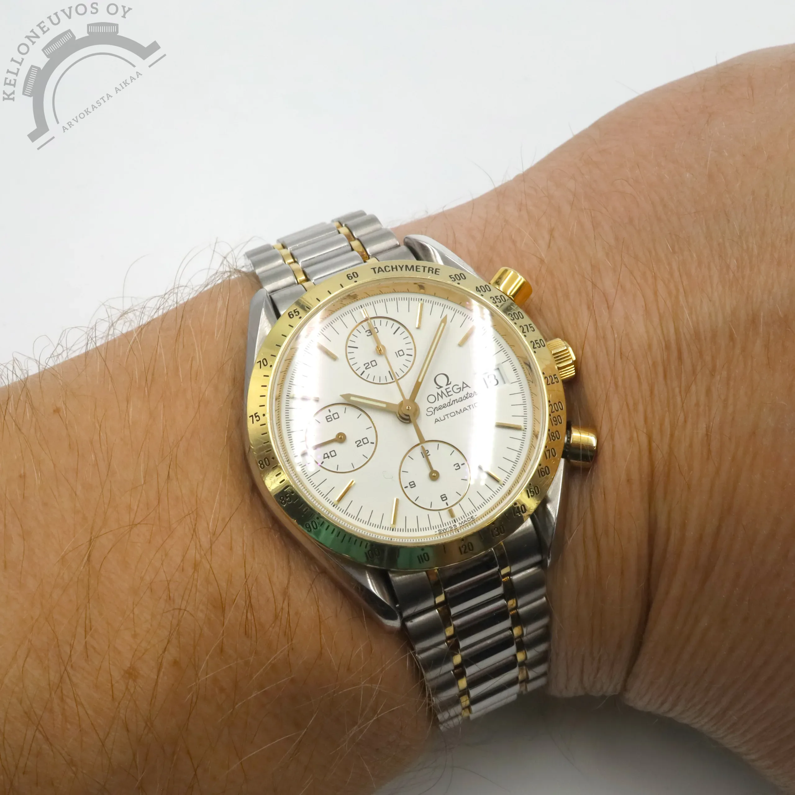 Omega Speedmaster Date 39mm Steel/Gold - Image 6